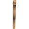 Ekena Millwork Funston Block Rough Sawn Bracket, Western Red Cedar, 4"W x 38"D x 46"H BKT04X38X46FST05RWR - alternate 3